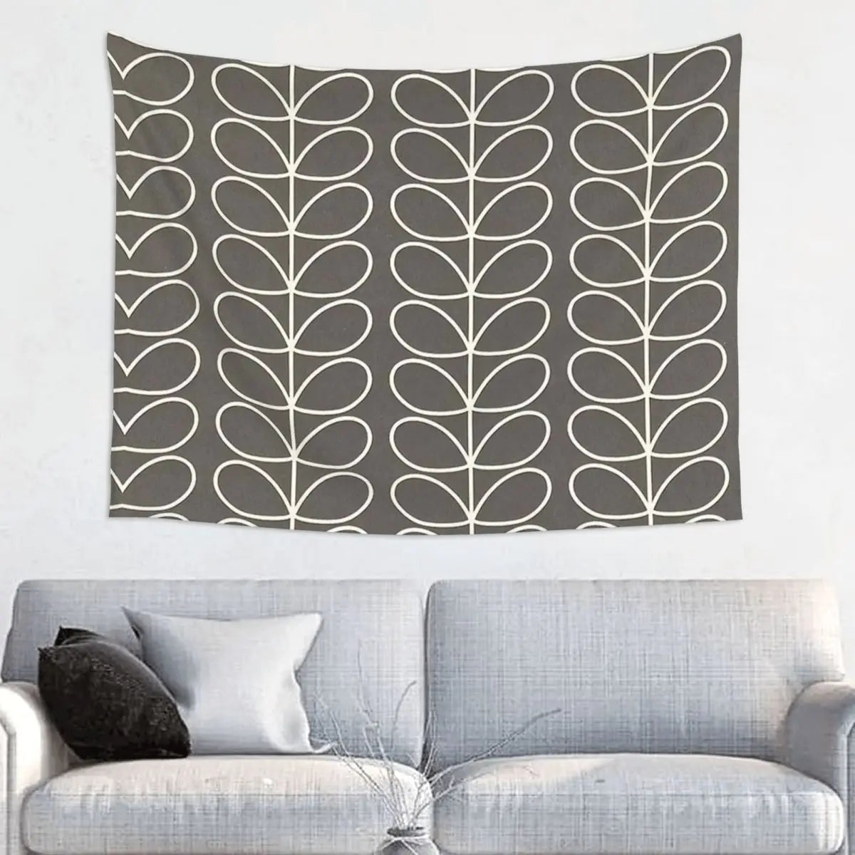 Tapiz de pared con diseño abstracto de pájaro hippie estilo Orla Kiely, decoración para habitación, tapices escandinavos para decoración de dormitorio.