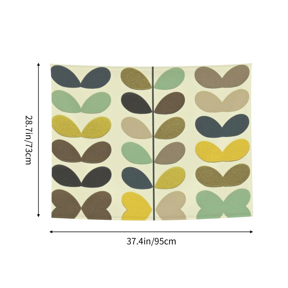 Tapiz de pared con diseño abstracto de pájaro hippie estilo Orla Kiely, decoración para habitación, tapices escandinavos para decoración de dormitorio.