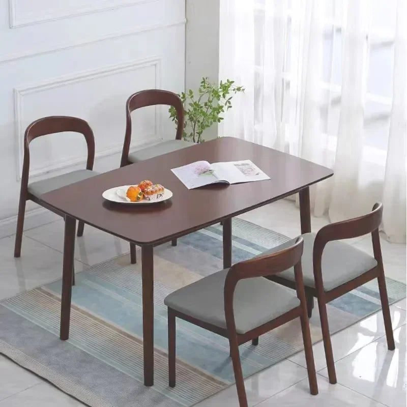 Nordic Home Solid Wood Dining Room Silla de comedor