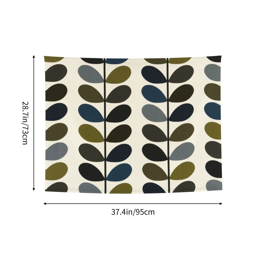 Tapiz de pared con diseño abstracto de pájaro hippie estilo Orla Kiely, decoración para habitación, tapices escandinavos para decoración de dormitorio.