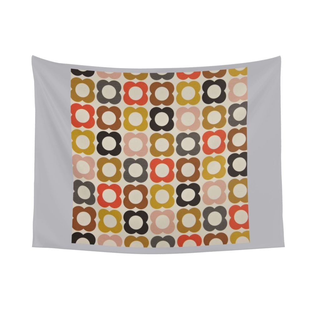 Tapiz de pared con diseño abstracto de pájaro hippie estilo Orla Kiely, decoración para habitación, tapices escandinavos para decoración de dormitorio.