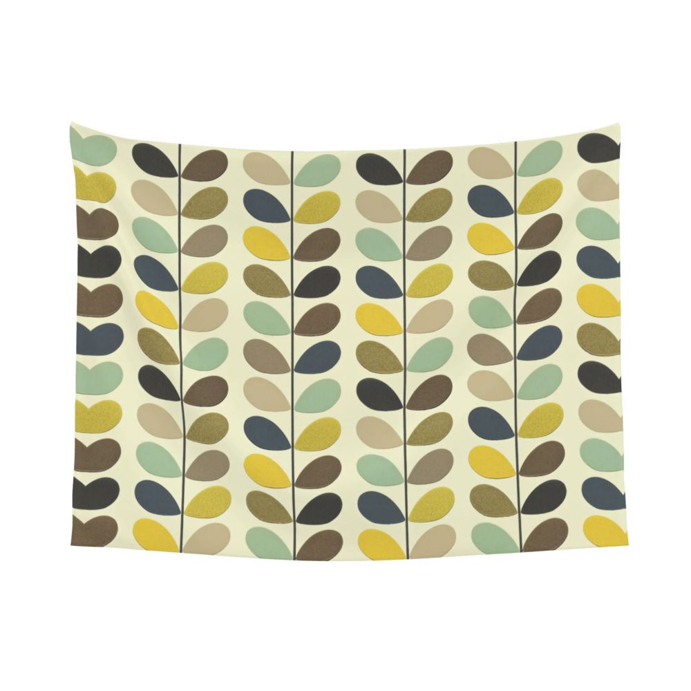 Tapiz de pared con diseño abstracto de pájaro hippie estilo Orla Kiely, decoración para habitación, tapices escandinavos para decoración de dormitorio.