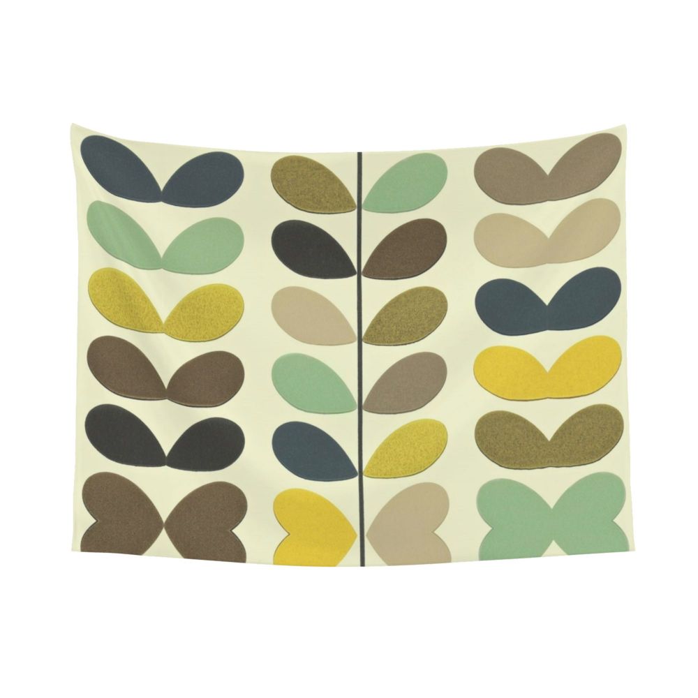 Tapiz de pared con diseño abstracto de pájaro hippie estilo Orla Kiely, decoración para habitación, tapices escandinavos para decoración de dormitorio.