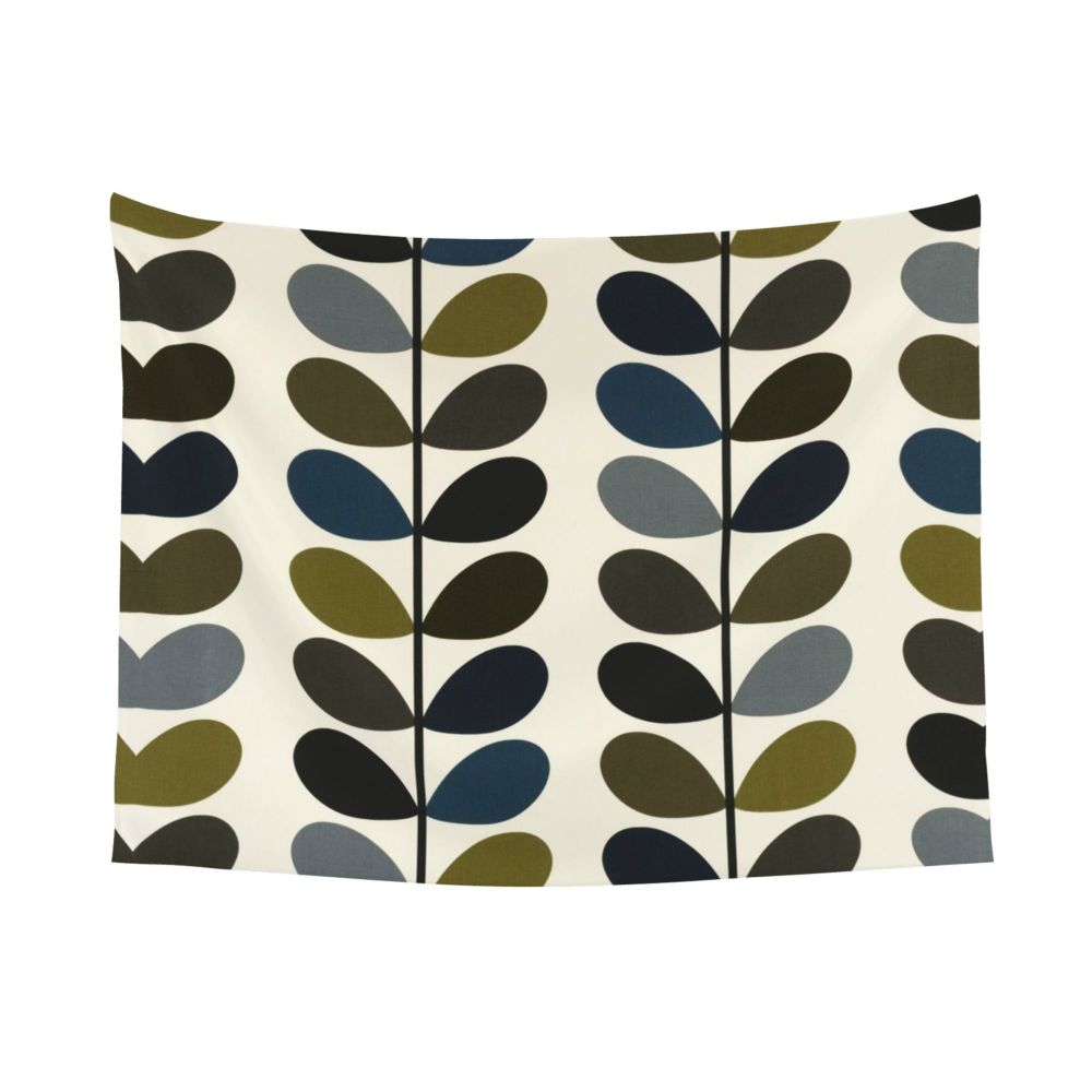 Tapiz de pared con diseño abstracto de pájaro hippie estilo Orla Kiely, decoración para habitación, tapices escandinavos para decoración de dormitorio.