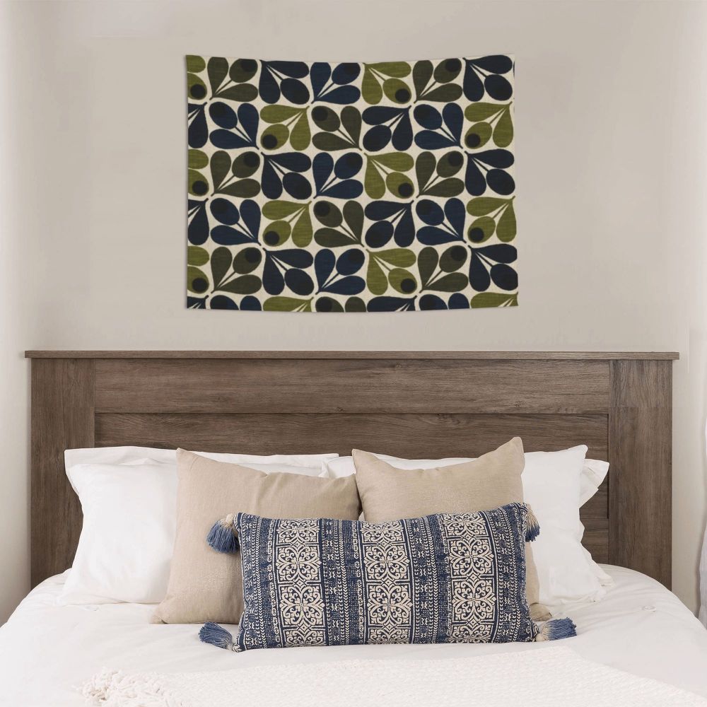 Tapiz de pared con diseño abstracto de pájaro hippie estilo Orla Kiely, decoración para habitación, tapices escandinavos para decoración de dormitorio.