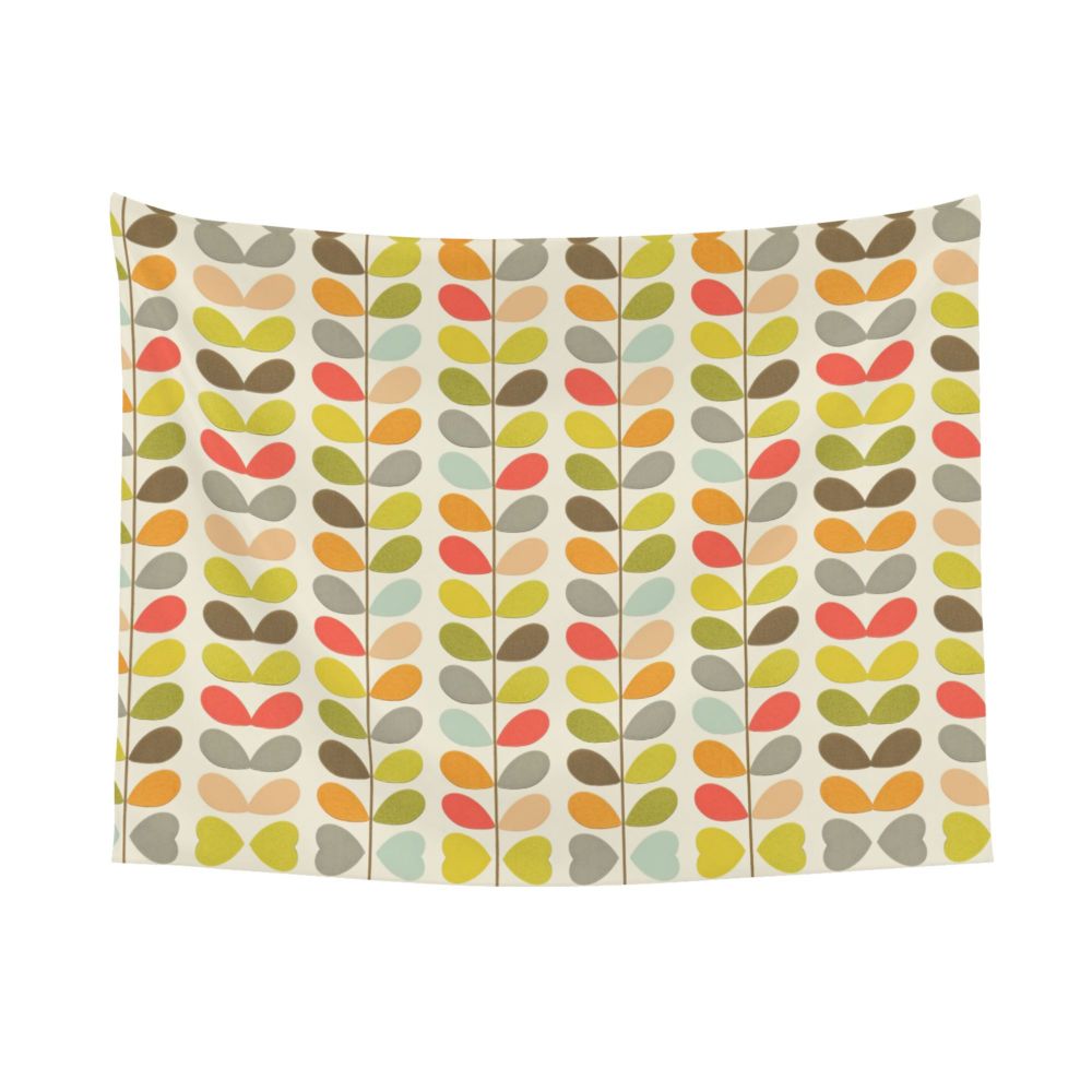 Tapiz de pared con diseño abstracto de pájaro hippie estilo Orla Kiely, decoración para habitación, tapices escandinavos para decoración de dormitorio.