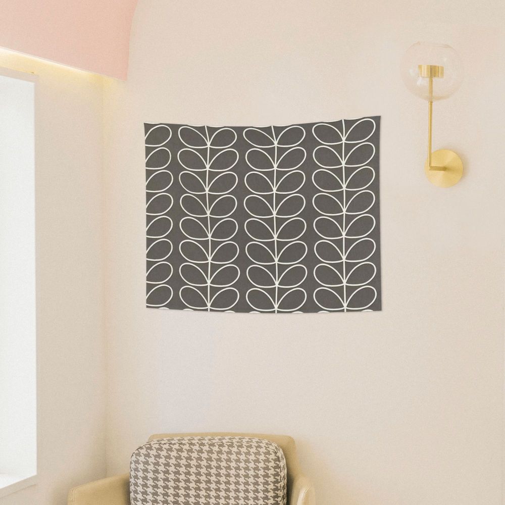 Tapiz de pared con diseño abstracto de pájaro hippie estilo Orla Kiely, decoración para habitación, tapices escandinavos para decoración de dormitorio.