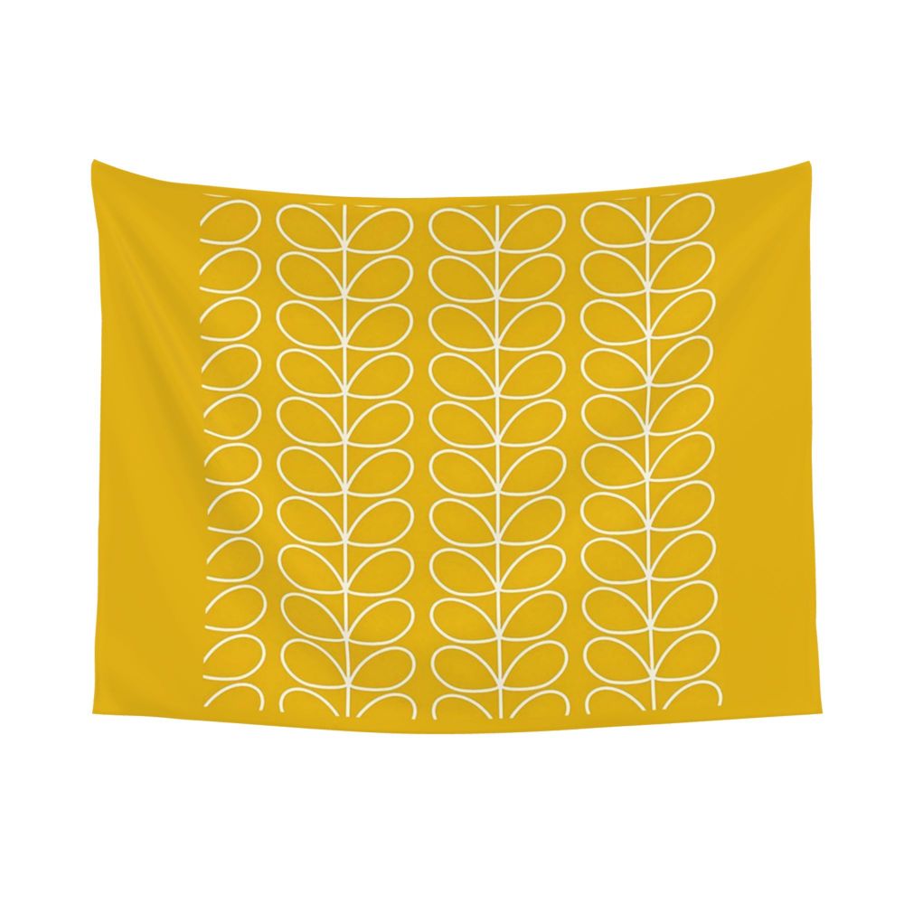 Tapiz de pared con diseño abstracto de pájaro hippie estilo Orla Kiely, decoración para habitación, tapices escandinavos para decoración de dormitorio.